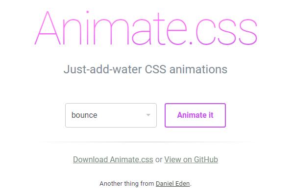 Animate.css-CSS3动画库